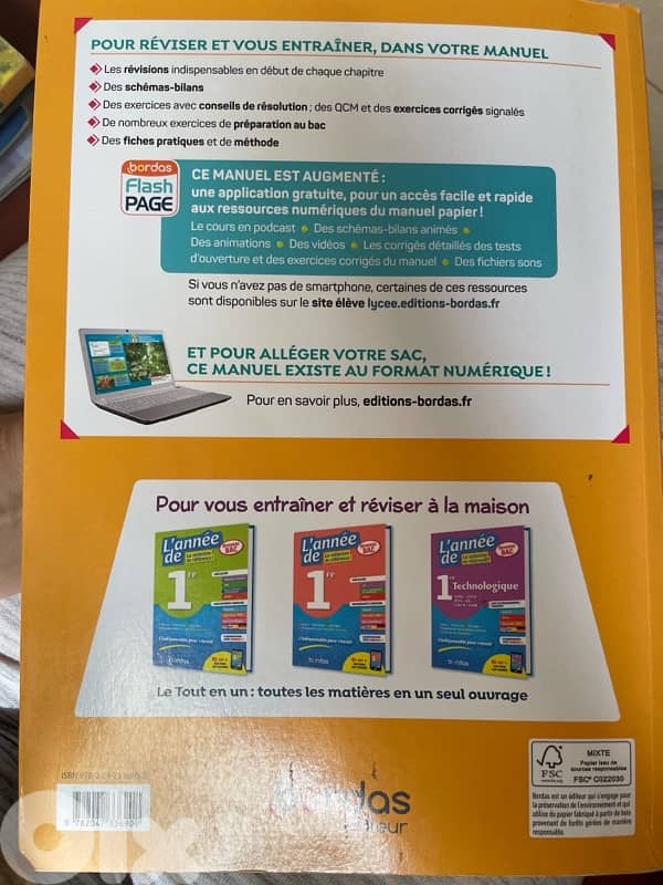 enseignement scientifique 1ere bordas 1