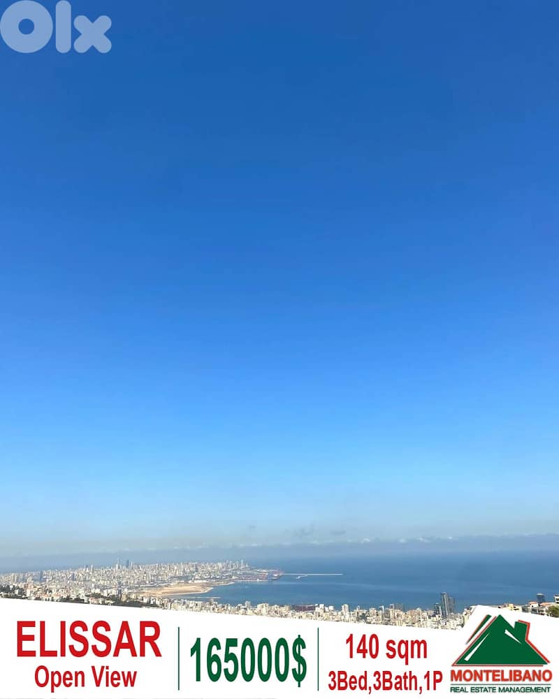 140 sqm Apartment For Sale in Elissa with Open View !!! 0