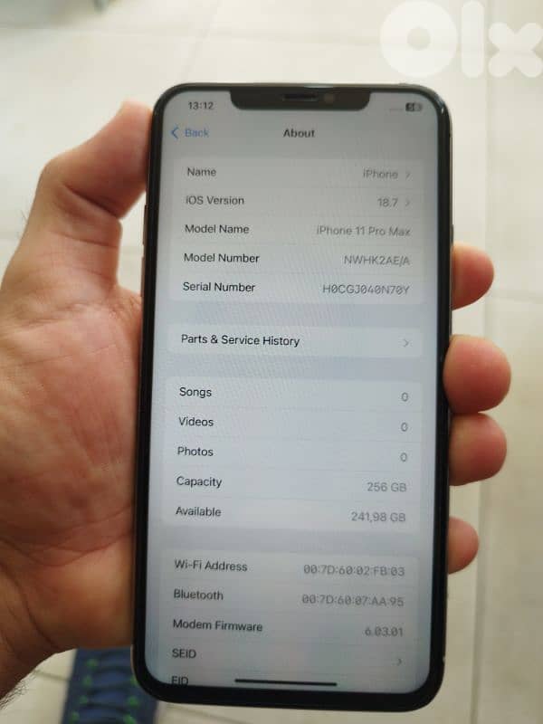 Iphone 11 pro max 256gb 0