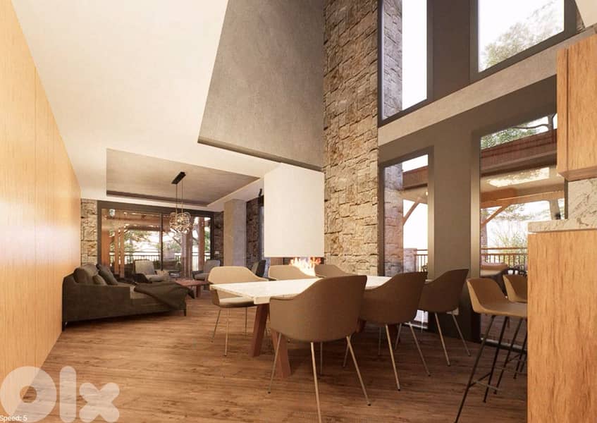 Chalet for sale in Faraya/ Under construction/ Terrace 7