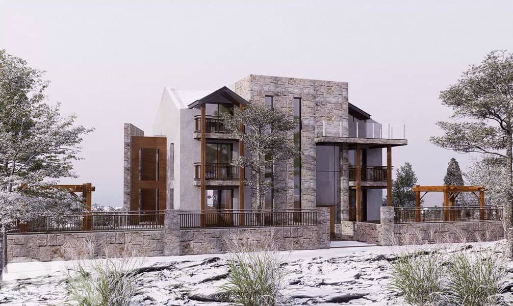 Chalet for sale in Faraya/ Under construction/ Terrace 5