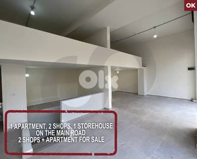 1 Apartment, 2 Shops, 1 Storehouse - Souk Al Gharb REF#OK126143