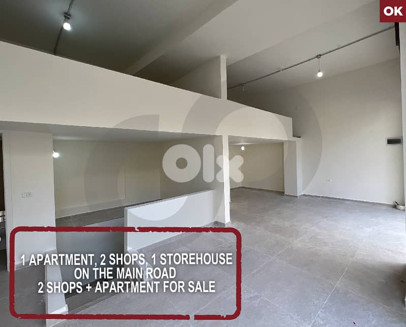 1 Apartment, 2 Shops, 1 Storehouse - Souk Al Gharb REF#OK126143 0