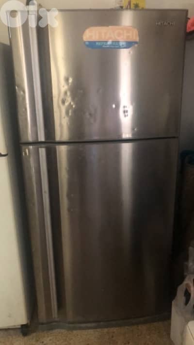 Used Hitachi fridge for sale in 200$ only براد هيتاشي مستعمل للبيع