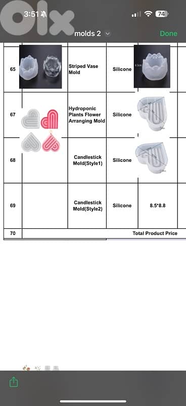 silicone concrete molds 8