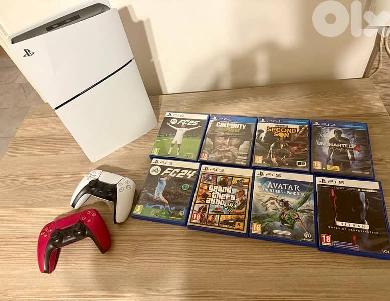 PS5 slim used like new 0