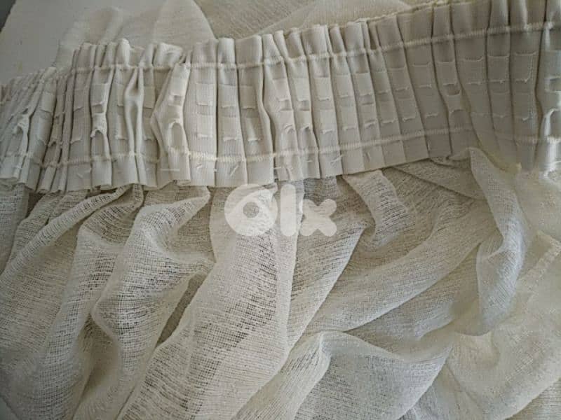 6 white curtains (Textile made in France) - Not Negotiable 5