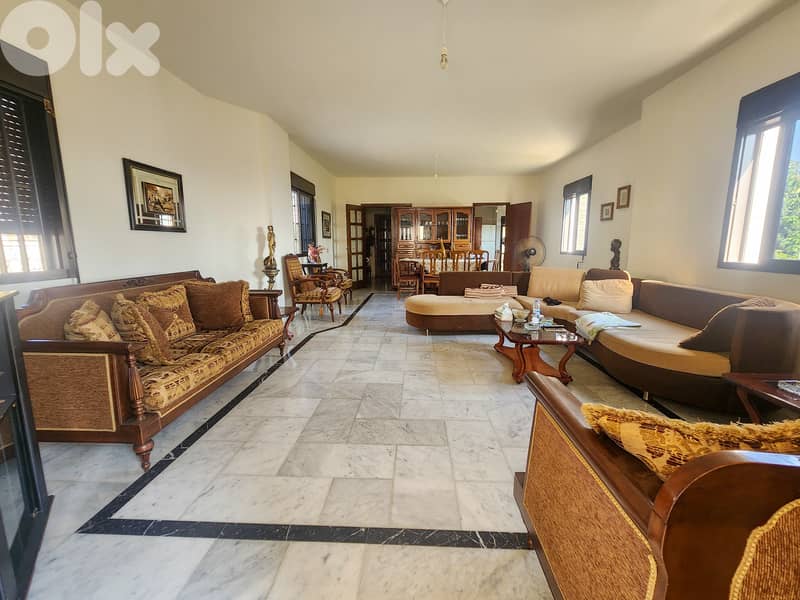 250 SQM Apartment in Daher El Souwan, Metn with a Mountain View 0