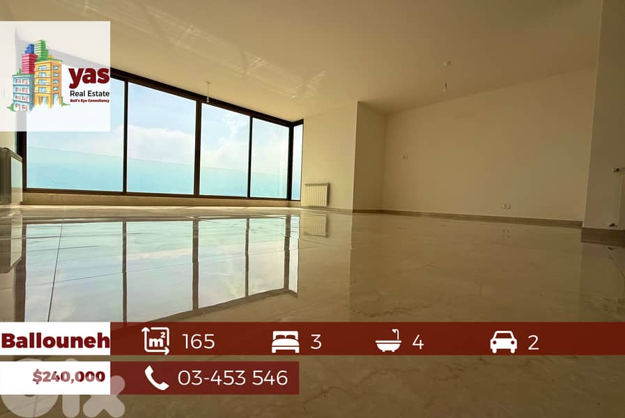 Ballouneh 165m2 | Unique Property | Impressive View | High ENd | TYT 0
