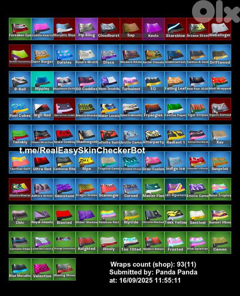 fornite account og skins from season 2 chapter one bas b 50$ 5
