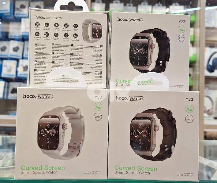 HOCO SMART SPORTS WATCH CURVED SCREEN Y33 0