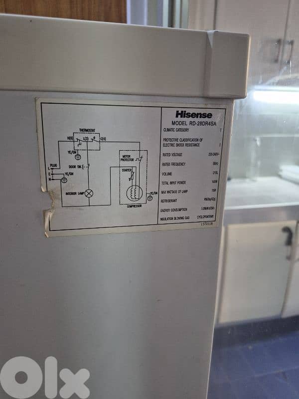 refrigerator  hisense 2
