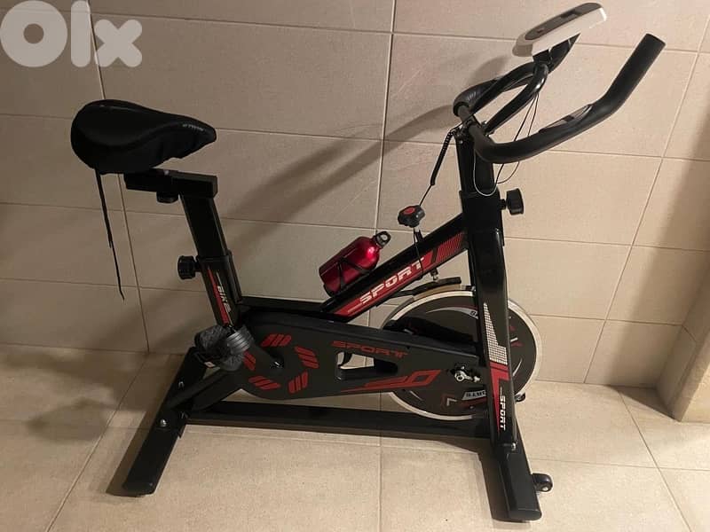 CONQUEROR, SPINNING CYCLING BIKE BELT DRIVE INDOOR EXERCISE 1