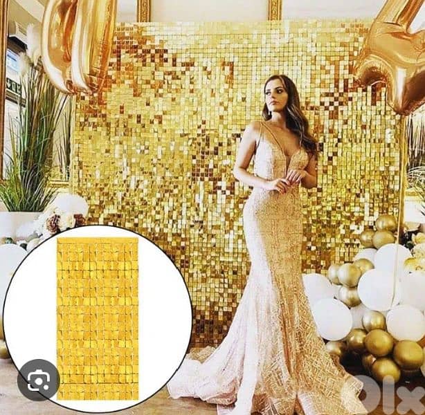 party foil curtain 1