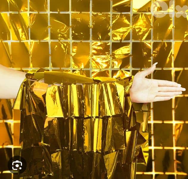 party foil curtain 4