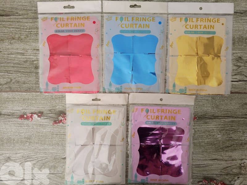 party foil curtain 5