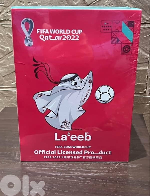 شعار كأس العالم لعام 2022 مونديال قطر الاصلي مختوم بالعلبة 1