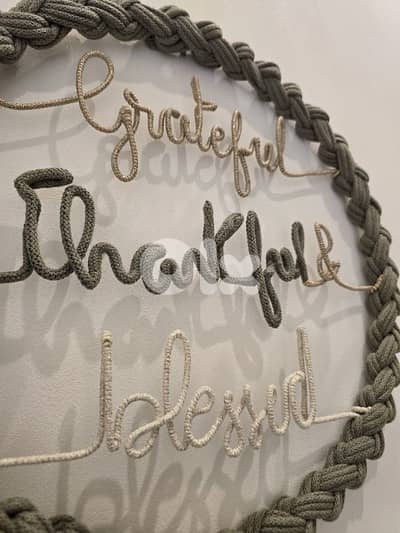 Handmade wreath for wall decoration
