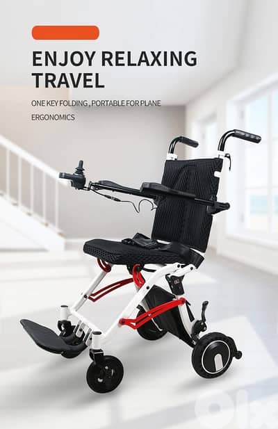 Lightweight Electric Wheelchair كرسي متحرك كهربائي خفيف الوزن