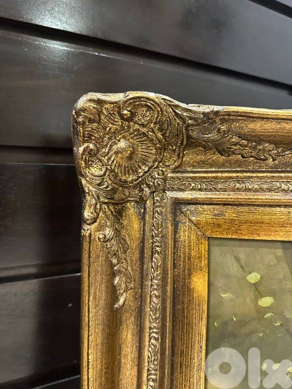 frensh tableau salon 120cmx80cmتابلو فرنسي انتيك رسم زيتي ع قماش 2