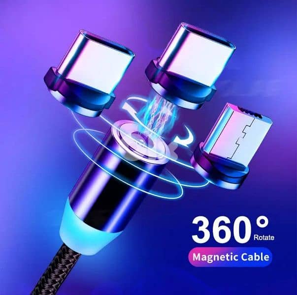 3 in 1 Magnetic Charging Cable 0