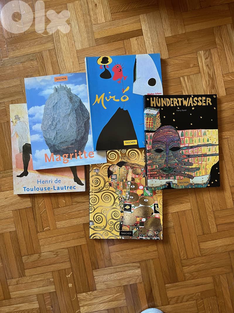 Gustave Klimt, Toulouse-Lautrec, Miro, Magritte, Hundertwasser 0