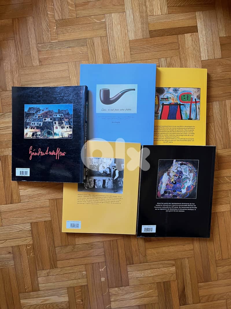 Gustave Klimt, Toulouse-Lautrec, Miro, Magritte, Hundertwasser 1