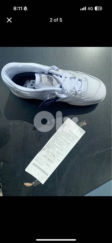 Mike sport - اصلي -New balance white shoes for man 1