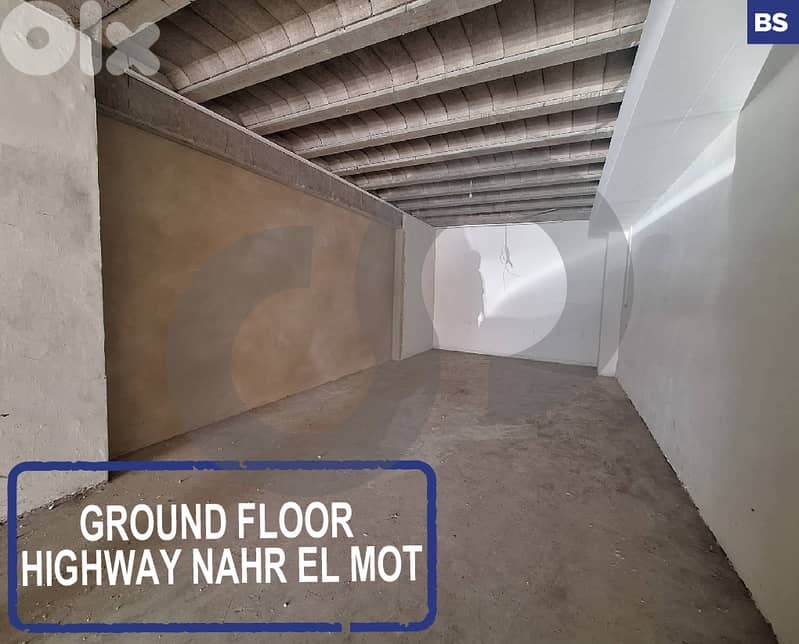 Commercial Shop for rent in nahr el Mot REF#BS126154 0