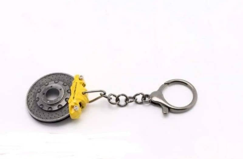 Porsche Disc Brake Rotor Key Chain 1