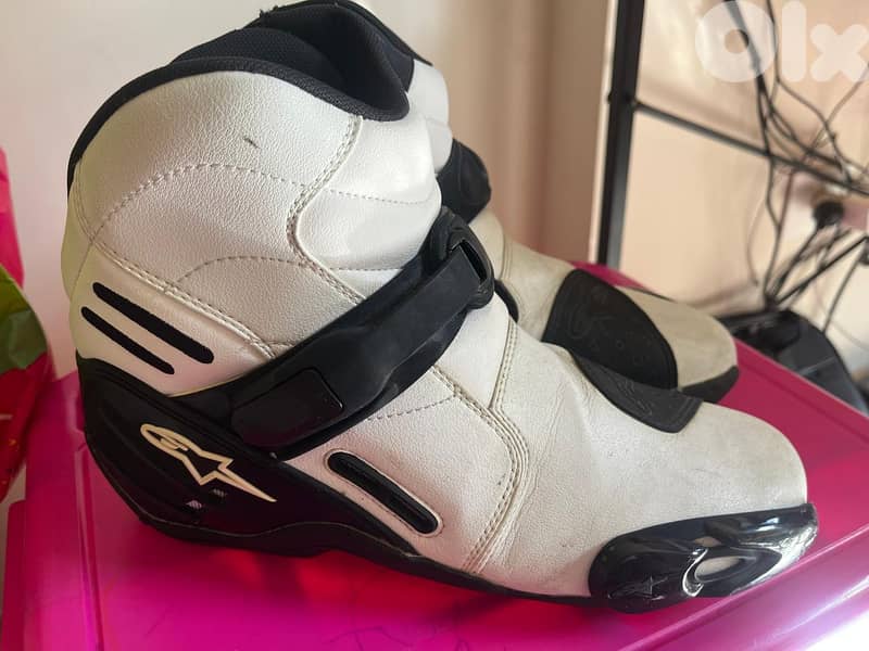 Alpinestars 2224021-1100-38 SMX-1R Vented V2 Boots US 5 / EU 45White 6