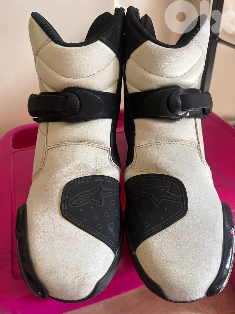 Alpinestars 2224021-1100-38 SMX-1R Vented V2 Boots US 5 / EU 45White 9