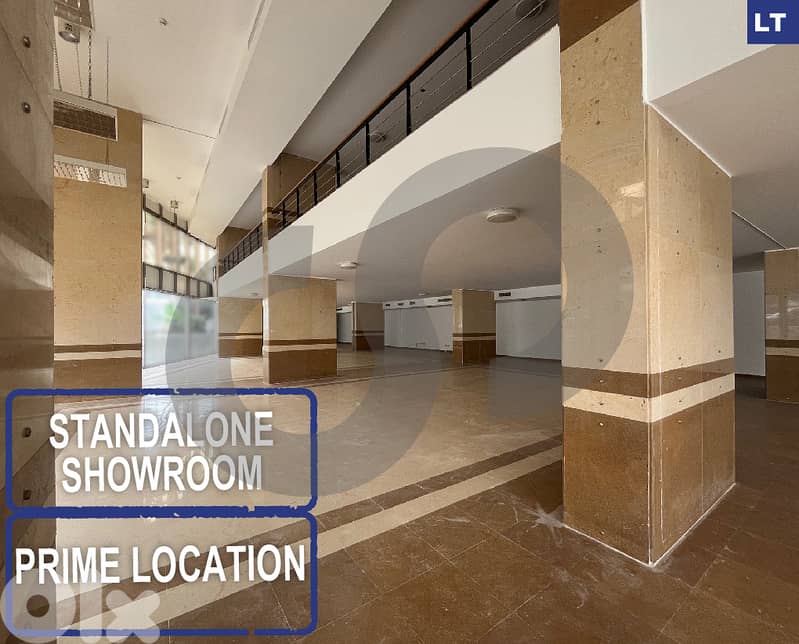 Prime 1,500 SQM Standalone Showroom for Rent – Sin el Fil REF#LT126160 0