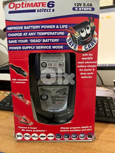 Optimate 6 Select Battery Charger and maintainer Saving  (TM-191)