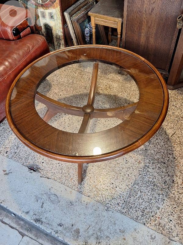 50s massif wood table 2