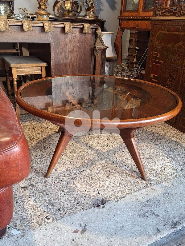 50s massif wood table 4