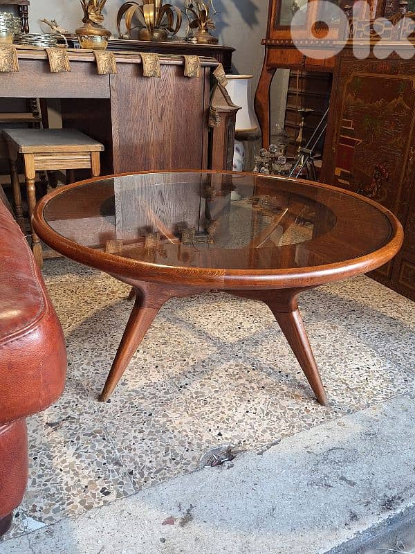 50s massif wood table 5