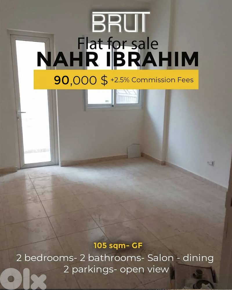105 sqm apartment for sale in Nahr Ibrahim - Sea View 0