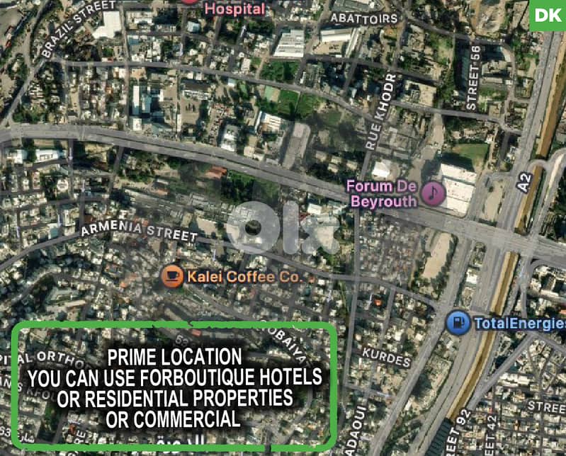 Land for Sale – Mar Mikhael, Achrafieh | Prime Location REF#DK126182 0