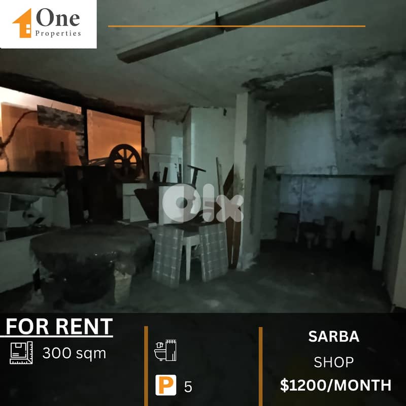 SHOP FOR RENT IN SARBA 0