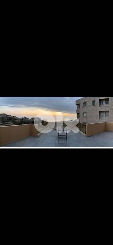 Furnished rooftop studio for rent in Blat