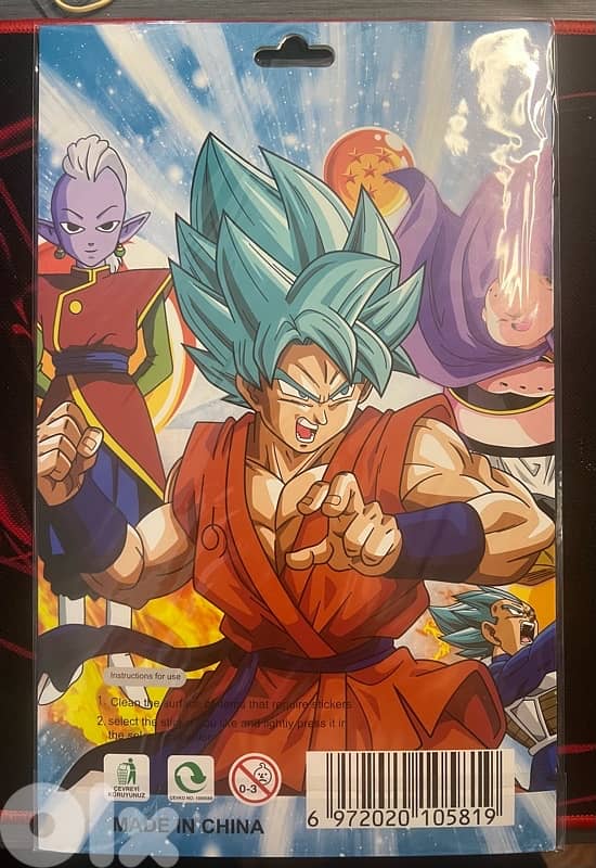 Dragon Ball anime Sticker 3 D 1