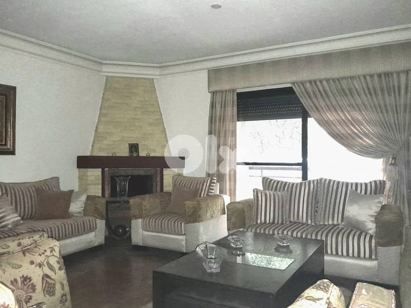 90 SQM Fully Furnished Chalet in Zaarour, Metn with Mountain View 2