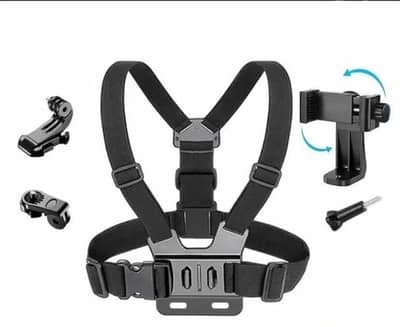 Chest Mount Harness Kit for Action Cameras & Smartphones