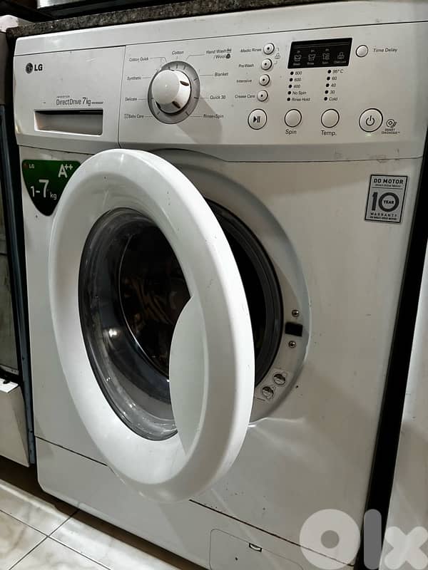 LG washing machine direct drive 7 kg 1