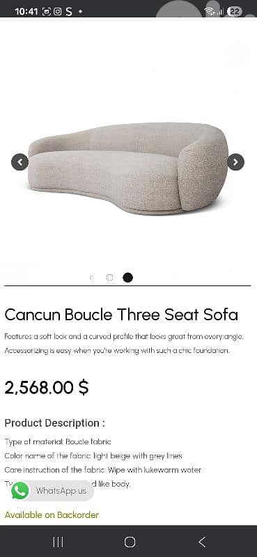 curved couches salon 2