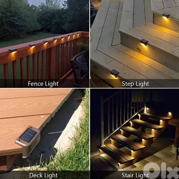 2 Led Triangle Solar Step Light Outdoor Waterproof IP67 Solar - 5