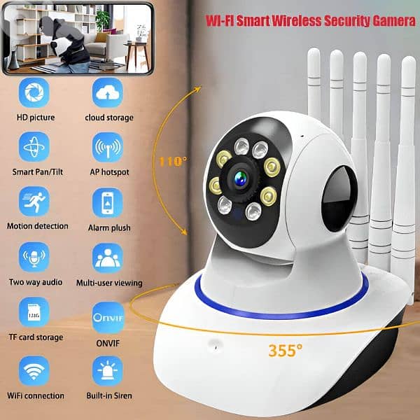 3MP HD PTZ WiFi Surveillance Camera 5
