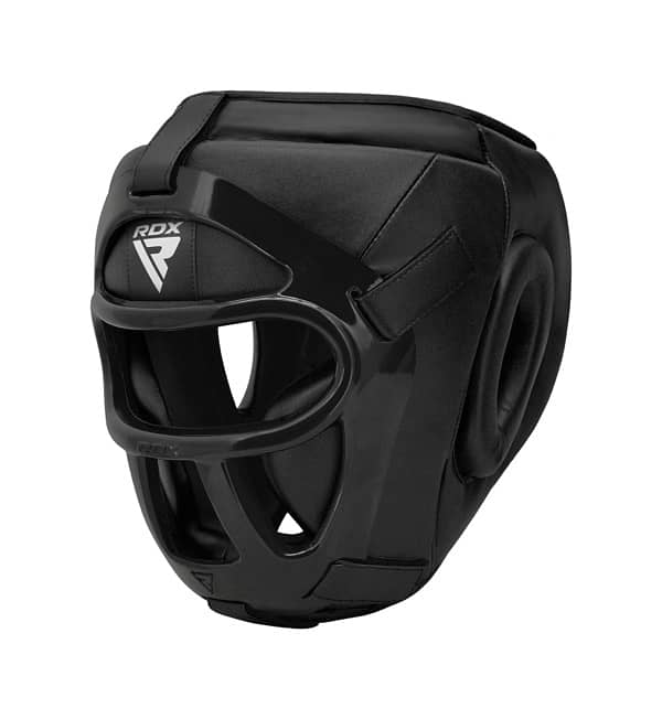 RDX Boxing Headgear Maya Hide Leather MMA Muay Thai, (S) 1