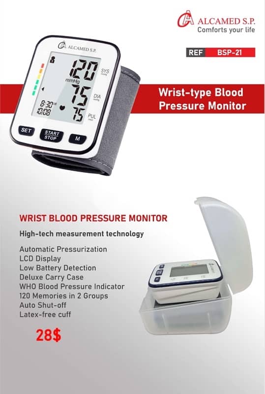 Wrist Blood Pressure Monitor مكنة ضغط للمعصم 2